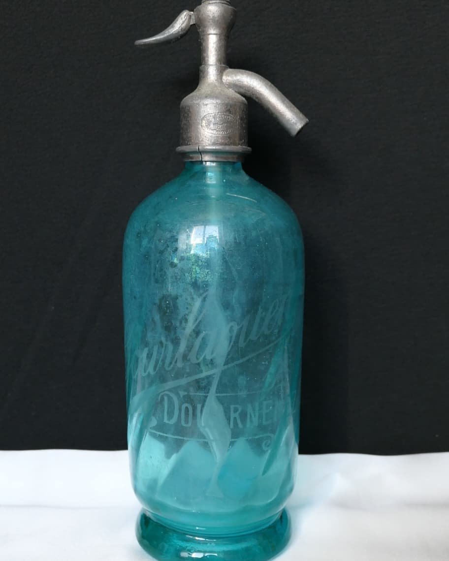 Botella sifón de vidrio — bar vintage