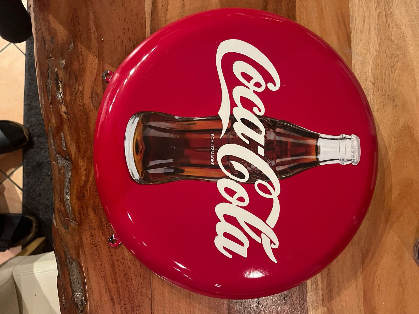 Plaque émaillée Coca-Cola années 1950